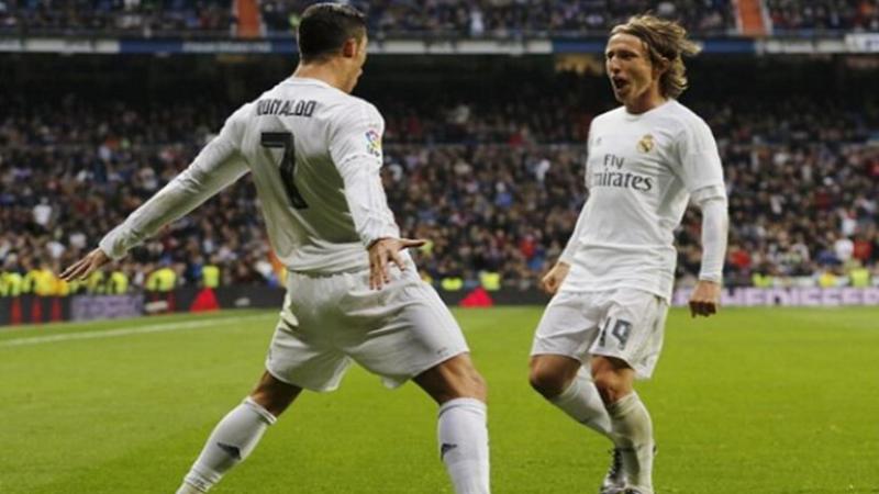  مودريتش وكريستيانو رونالدو