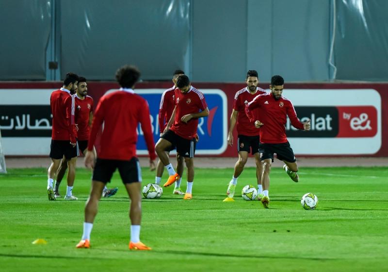 استعدادات الأهلي لمباراة الرجاء